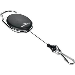 PORTE BADGE ZIP NOIR 10MM+SYSTEME DE SECURITE (ABZIPCORD)