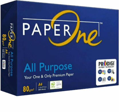PAPERBOX PAPER ONE A4 80GR BLANC 500F (PAPERONEA4)
