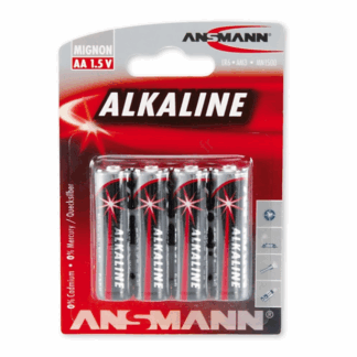 ANSMANN ALKALINE B/4 PILES LR6 AA 1.5V  (AR00523)