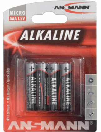 ANSMANN ANSMANN PILES AAA x 4 1.5V ALKALINE (PIL030)