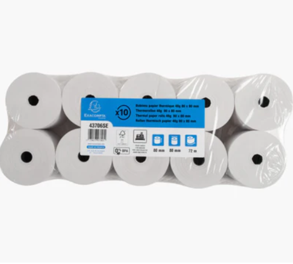 BOBINE THERMIQUE CAISSE 80X70MM (BC70)