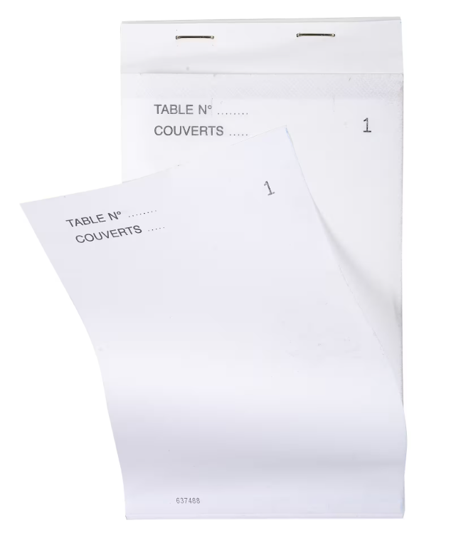 EXACOMPTA EXA BLOCS MAITRE D HOTEL 8X15CM 50FEUILLETS AUTOCOPIANTS TRIPLI (EXA96202E)