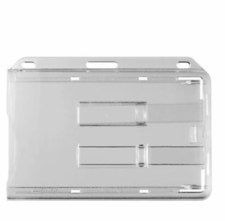 EVOLIS EVO PORTE BADGE RIGIDE HORIZONTAL POLYCARBONATE 2 CARTES 86X54MM  (ABIDS79H)