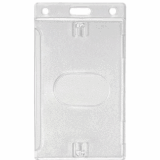 PORTE BADGE 1 CARTE VERTICAL POLYPROPYLENE IDP64V PROTEGE 1 FACE  (ABIDP64)
