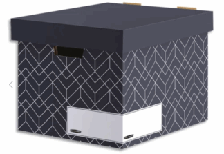 BANKERS BOX BBX CONTENEUR ARCHIVES HDD MONTAGE MANUEL GRIS ARDOISE (446266)