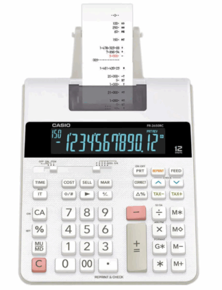 CASIO CAS CALCULATRICE IMPRIMANTE PRO 12CH FR2650RC W-EH (386699)