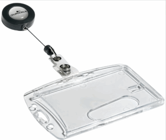 DURABLE DUR B/10 PTE BADGE 2C ENROUL TR (258045)