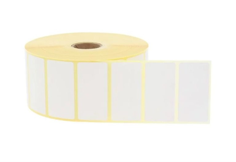 ETIQUETTE BLANCHE TD 40x28 PERM - 40x1250mm (AF00672)