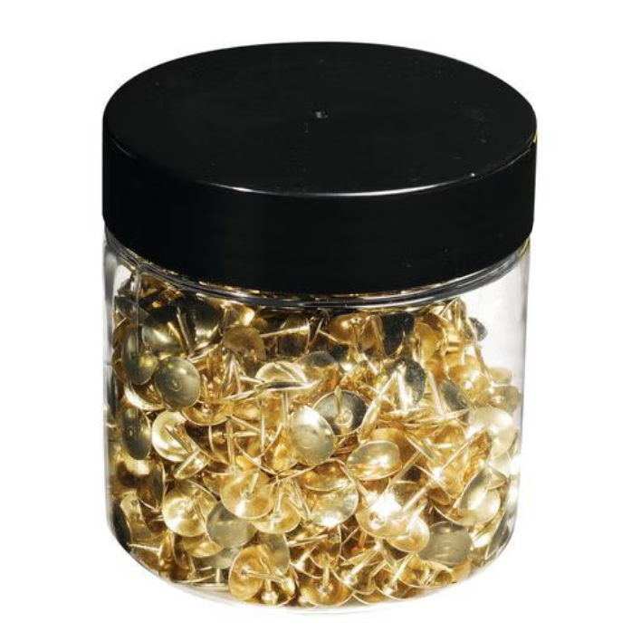 EXACOMPTA BOITE 100 PUNAISES LAITON 9MM (EXA14741E)