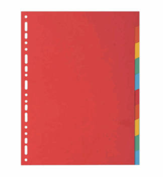 EXACOMPTA EXA 8 INTERCALAIRES CARTE LUSTREE A4 225G (245719)