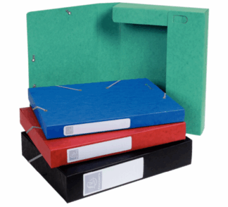 EXACOMPTA EXA BOITE DE CLASSEMENT 3RAB ELAST DOS 4 ASS EXATOBOX 14000 (735789)