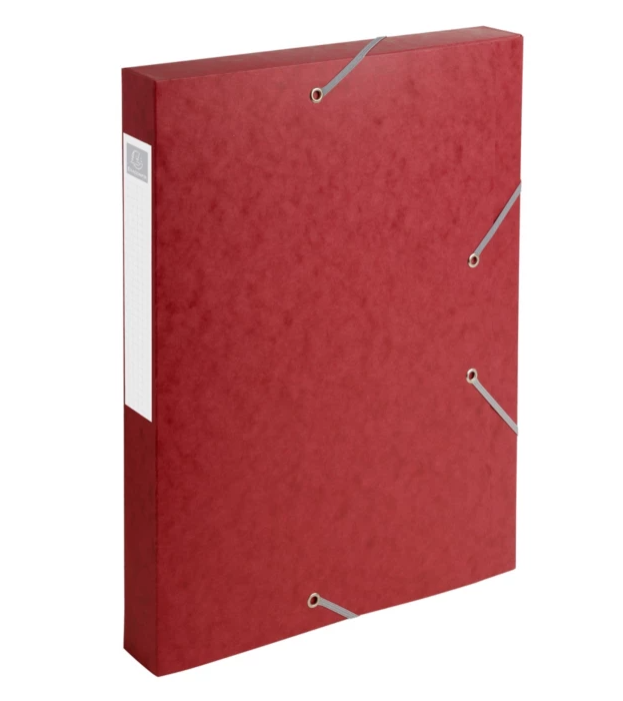 EXACOMPTA EXA BOITE DE CLASSEMENT 3RAB ELAST DOS 4 RGE EXATOBOX 14009 (735828)