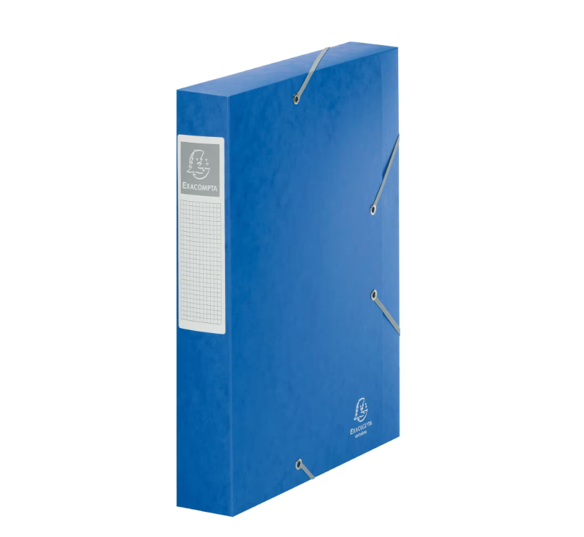 EXACOMPTA EXA BOITE DE CLASSEMENT 3RAB ELAST DOS 6 BL EXATOBOX 16005H (735852)