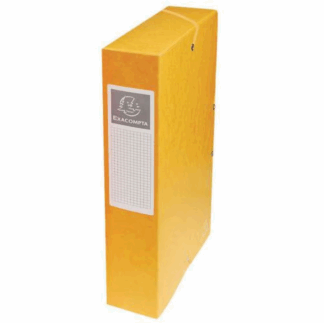 EXACOMPTA EXA BOITE DE CLASSEMENT 3RAB ELAST DOS 6 JAUNE EXATOBOX 16006H (735860)