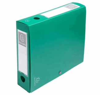 EXACOMPTA EXA BOITE DE CLASSEMENT POLYPRO DOS 10 VERT PRESSION  (EXA59933E)