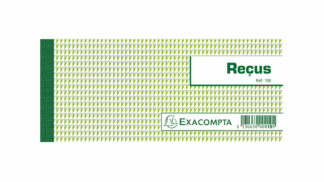EXACOMPTA EXA CARNET A SOUCHE RECUS 9X21CM 50F (EXA10E)