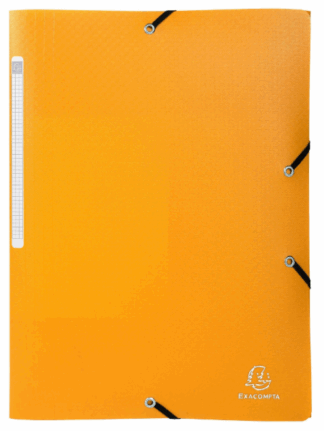 EXACOMPTA EXA CHEMISE 3RAB ELAST POLYPRO A4 OPAQUE JAUNE (EXA55909E)