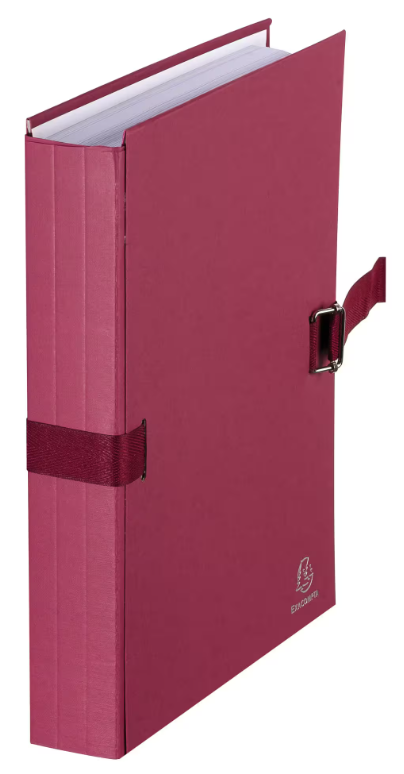 EXACOMPTA EXA CHEMISE DOS EXTENSIBLE 24X32 BORDEAUX (EXA724E)