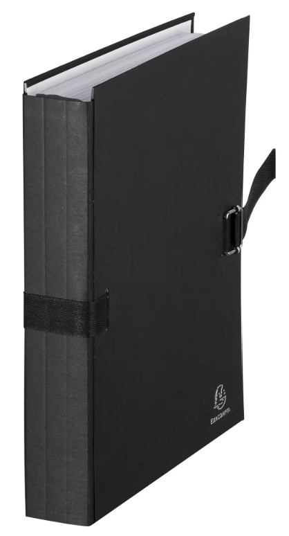 EXACOMPTA EXA CHEMISE DOS EXTENSIBLE 24X32 NOIR (EXA721E)