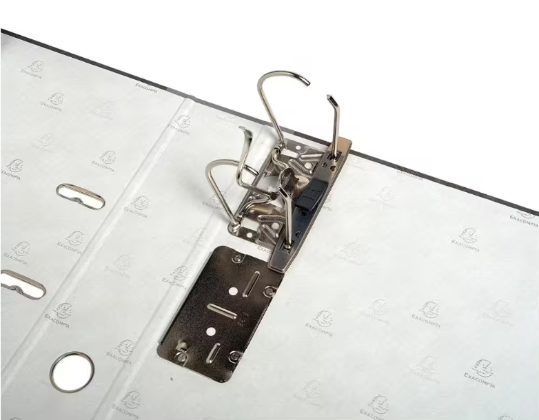 EXACOMPTA EXA CLASSEUR LEVIER PAPIER 32X29 DOS 7 GRIS MARBRE (EXA59710E) – Image 2